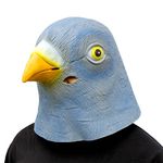 CreepyParty Deluxe Novelty Halloween Costume Party Latex Animal Head Mask Pigeon