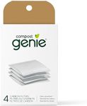 Compost Genie Carbon Filters, Absorb and minimize Odors, with a Pack of 4 Lasting up to 4 Months