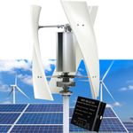 14000W Garden Wind Turbines Generator Kit, 12V - 220V Wind Power Generator Vertical Three-Phase AC Vertical Wind Turbine with Controller for Marine, RV, Home and Industrial Use