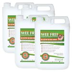 WEE FREE 4x 5 litre Artificial Grass Cleaner and Pet Odour Eliminator for Dog Urine - Disinfectant, Neutraliser and Deodoriser for Dog Wee on Astro Turf and Fake Lawns. Safe for Dogs and Animals.