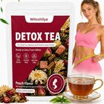 Detox Tea Herbal Tea, Natural Wellness, Gentle Cleanse & Metabolism & Healthy Weight Support, Digestive Health, Belly Fat Burner Reduce Bloating for Body Health for Women & Men - (28 Days)