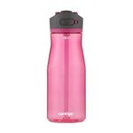 Contigo Ashland 2.0 Water Bottle with Straw and Leak-Proof Locking Lid, BPA-Free Plastic, Dishwasher Safe, Dragon Fruit, 32 Oz (946 mL)