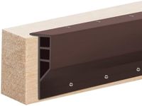 Lunghaa 10-Pack Full Face Dock Bumpers, Brown Heavy-Duty Marine Fender Set, Rub Rail & Piling Protection for Boats/Piers
