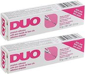 DUO Eyelash Glue, Dark Tone – Waterproof & Long-Lasting Strip Lash Adhesive for Eyelashes & Strip Lashes, 0.5 oz, 2 Pack