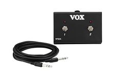 Vox - VFS2A - 2-Channel Foot Switch with LEDs Compatible with - AC30/15 Custom, AC30/15VR, AV60/30 and all Night Train G2 - includes TRS Jack Cable