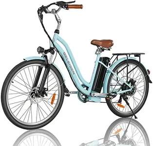 GELEISEN Electric Bike for Adults, 26" Ebikes, Peak 750W 500W Electric Cruiser Bike with 14.5Ah/12.5Ah Removable Battery, 25/22Mph Electric Bicycle w/ 7-Speed & Front Suspension (Fits for 5'2"-6'5")