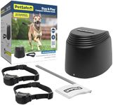 PetSafe Stay & Play Compact Wireless 2-Dog Fence, LCD Screen to Adjust The Circular Boundary, Secure up to 3/4 Acre Area, Use for All Your Pets, Portable System