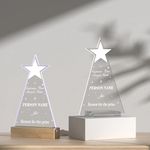 WOCOCN Personalized Custom Awards,High Transparency Acrylic Plaques,Customizable Recognition & Achievement Trophies,Unique Employees Gifts,Stand Out with Your Customized Medals (Acrylic B)