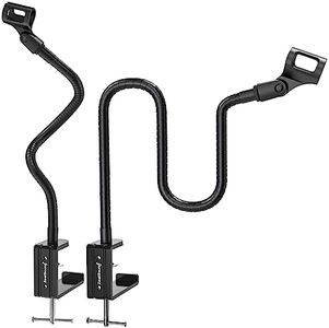 ZealSound Microphone Arm Stand h1 13 inch + h19 19 inch Black