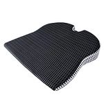 YJWAN Car Wedge Seat Cushion for Car Driver Seat Office Chair Wheelchairs Coccyx Support Tailbone Pain Relief Memory Foam Seat Cushion