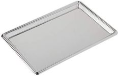 Elegance 82533 Nickel Plated Stainless Steel Rectangular Tray Silver