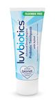 Luv Biotics Oral Probiotic Toothpaste Fluoride Free – Fresh Breath & Oral Microbiome Support with Aloe Vera & Xylitol, SLS Free, Vegan - 75ml