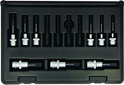 Bondhus 30299 Socket Hex Bit Tool Set with Sockets, 2", 9 Piece