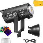 Godox SL300III LED Video Light,300W 99300Lux 5600K±200K CRI96+ TLCI97+,Bowens Mount Daylight-Balanced Countinuous Output Lighting for YouTube,Live Broadcast,Video