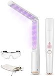 UV Light Sanitizer Wand, Portable UVC Light Disinfector Lamp Chargable Foldable UV Wand for Home Hotel Travel with 20 UV-C LED Beads