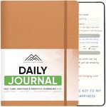 PRODUCTIVITY STORE Best Daily Journal for Men & Women for Mindfulness | Gratitude Journal, Manifestation Journal, Self-Care Journal & Daily Journal with Prompts (Brown)