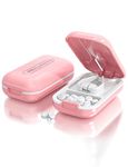 DUBSTAR Small Pill Cutter, Pill Splitter Pill Cutter for Small or Large Pills, Cuts Vitamins Tablets, Portable Pretty Pill Crusher for Purse Pocket (Pill Cutter, Pink)