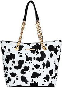 Montana West Tote Bag for Women Satchel Handbags, Ladies Top Handle Purse, B-cow, M, Modern