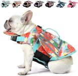 Petglad Dog Life Jacket with Chin Float, Wings Dog Life Vest with Rescue Handle for Small Medium Large Dogs, Adjustable Puppy Float Coat for Swimming Boating Surfing