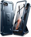 Dexnor for Apple iPhone 7/8/SE(2020/2022) Case, [Built in Screen Protector and Kickstand] Heavy Duty Military Grade Protection Shockproof Protective Cover for Apple iPhone 7/8/SE(2020/2022)-Navy Blue