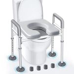 Commode Chair For Toilet With Arms