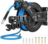 Retractable Air Hose Reel, 65ft x 3