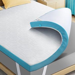 VISCOFLEX Mattress Topper, 3 Inch Twin Gel Memory Foam Mattress Topper for Cooling Sleep, Non-Slip Design with Breathable Side Mesh Cover CertiPUR-US Certified,38x74 Inch
