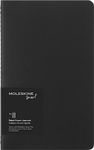 Moleskine Cahier Soft Cover Smart Notebook, Ruled/Lined, Large (5" x 8.25") Black, Compatible w/Moleskine Smart Pen, 72 Pages