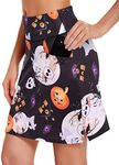 COOrun Halloween Skirt Multi Orange Small