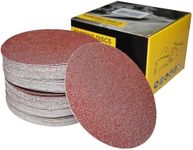 SACKORANGE 100 PCS 6" PSA Sanding Discs -20 Each of 60, 80, 120, 180, 240, Grit- 6 Inch Self Adhesive Stickyback Sandpaper Discs for DA Sander, Sand Automotive Car Paint, Woodworking Wood, Metal