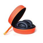 Hard Travel Headphone Carrying Case for Skullcandy Riff 2, Riff, Crusher Evo, Crusher ANC, Crusher 360, Hesh 3, Hesh ANC, Hesh Evo, for Beats Solo 3, Studio Pro On-Ear and Over-Ear Headphones (Orange)