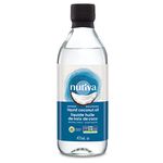 Nutiva Organic Liquid Fractionated Coconut Oil, 473 ml - Non-GMO, Non-BPA, Vegan, Keto, Paleo, Use for Cooking or Moisturizer for Skin, Massage and Hair, Clear