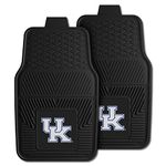 FANMATS 8784 NCAA University of Kentucky Wildcats Vinyl Heavy Duty Car Mat,Black,18"x27"