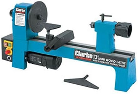 CLARKE VARIABLE SPEED MINI WOOD LATHE by Clarke