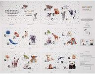 Alphabet Animals Soft Book Panel 36 In., Fabric by the Yard