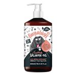 Bugalugs Scottish Salmon Oil For Dogs & Cats, Supplement Supports Dog Skin And Coat, Itchy Skin & A Moulting Dog, Omega 3 Fish Oil Perfect For Grooming & Dog Food (500ml)