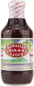 NOH Hawaiian Barbecue Sauce, 20 oz (Pack of 1) - Original Hawaiian BBQ Sauce, Ideal for Barbecue Chicken, Ribs, Steak, Seafood, Stir-Fry & More - Fat-Free, No Preservatives or Artificial Ingredients