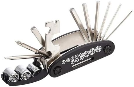 9RGS PACKERS Unlock Seamless Cycling Adventures for Bicycle Repair Tool Kit 16-in-1 Multipurpose Set for On-the-Go Maintenance and Repairs