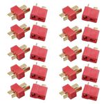 Generic CONN_BAT 10 Sets of T Plug Male and Female Connectors for Lipo Battery