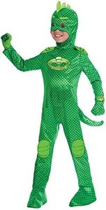 Fancy Me Infantil Oficial PJ Máscaras Verde Gekko TV 4 Piezas Disfraz 3-8 AÑOS - 7-8 Years
