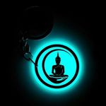 Mi Glow Store | Glow in the Dark Keychains | Gods | Buddha (Blue)