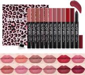 RoseFlower 12 Colors Lipsticks Set,