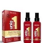 Revlon Professional UniqOne Leave In Conditioner Classic Duo Pack, Gifts For Women/Men, Hair Treatment For Shine And Frizz Control (2 x 150ml)