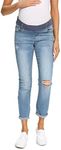 Foucome Women's Maternity Jeans Str