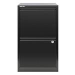 Bisley Filing Cabinet, Metal, Black, One Size, FFPFA2