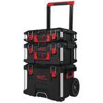 Milwaukee 4932464244 PACKOUT Trolley Set, 3 Piece, Black