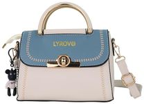 Lyrovo Women Sling Cross-body Handbag (White)