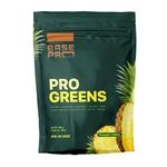 Pro Greens - Pineapple | Base Pro Nutrition | 300 grams - 30 servings | Vegan, Non-GMO, Gluten-Free, Soy-Free, Dairy-Free | Greens, Greens Powder, Greens Blend | Healthy Digestive System, Provides Antioxidant Support, Detoxifies | Spirulina, Spinach, Alfalfa, Barley |