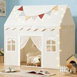 Tiny Land Kids Play Tent with Mat and Lights, Indoor & Outdoor Play House for Girls & Boys, Princess Castle Tents for Toddler 1-13 - Baby Indoor, Bedroom Furniture, Reading & Playroom