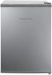 Russell Hobbs Table Top Larder Mini Fridge Silver 65L Capacity, Quiet Running 41dB, Reversible Door & Adjustable Feet, 0 to 8 Degrees Manual Temperature Control, RH67TTLF0E1SS